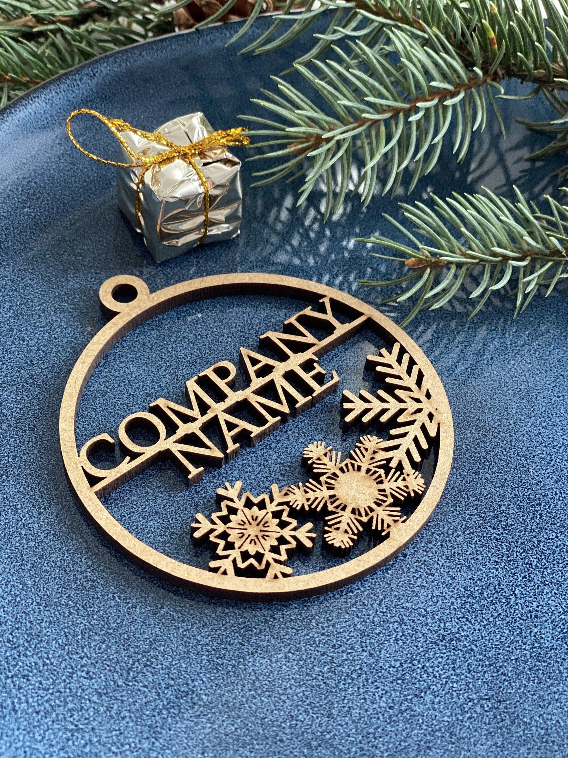 CHRISTMAS wood decor Christmas baubles personalized CHRISTMAS custom gift tags with name bauble personalized Custom Laser Cut