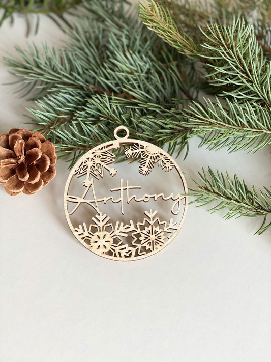 Christmas baubles personalized ,CHRISTMAS gift tags with name ,laser cut christmas, Gift Tags ,wood Christmas Decor,Christmas , Your Logo