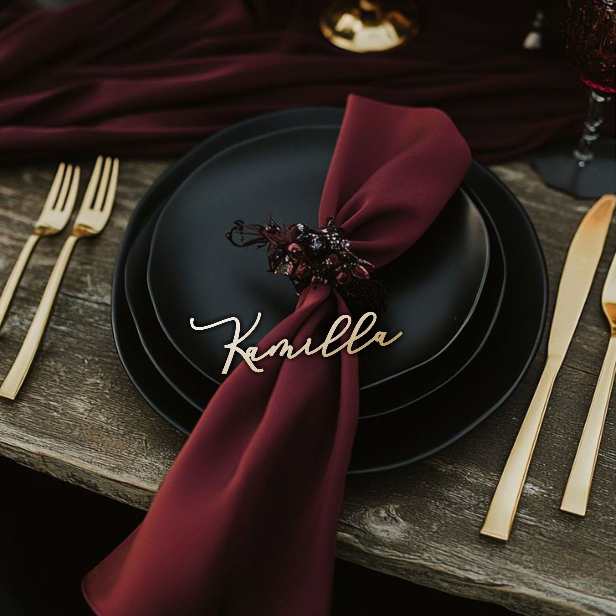Wooden Place Names Wedding place card, Personalized wedding place table cards Laser Cut Names Place Setting Wedding Name Cards Place Names Table Decor
