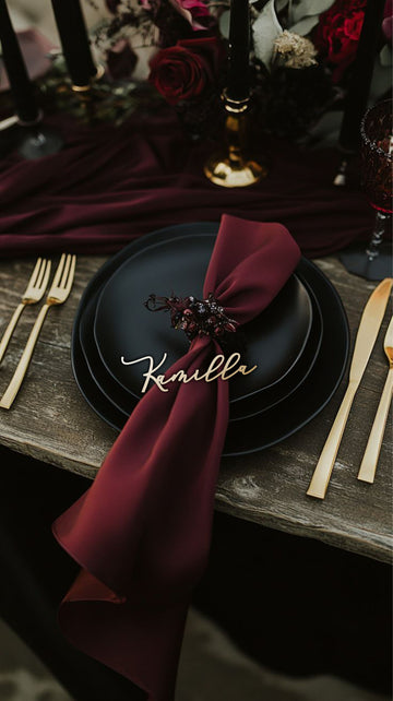 Wooden Place Names Wedding place card, Personalized wedding place table cards Laser Cut Names Place Setting Wedding Name Cards Place Names Table Decor