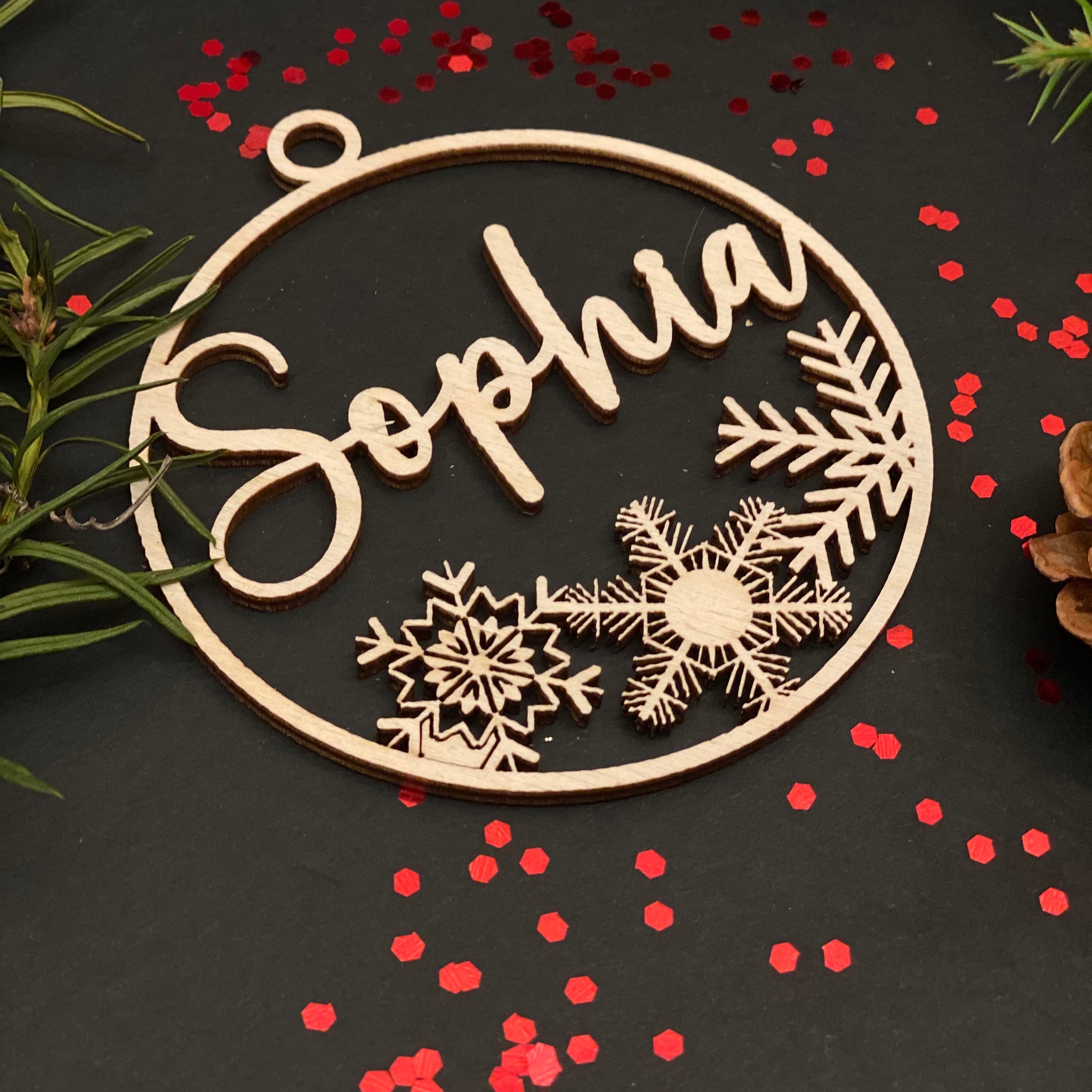 Personalized Christmas ball CHRISTMAS tree baubles CHRISTMAS custom gift tags with name , laser cut names ,Christmas tree decor bauble