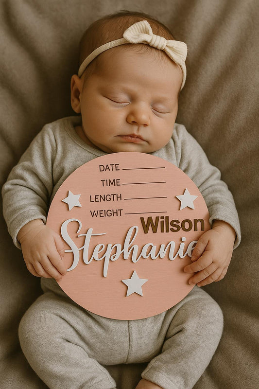 Baby Name Sign, Birth Stats Sign, Baby Name Announcement, Keepsake, Hospital Name Sign, Newborn Name Wood Sign, Baby Shower Gift for Newborn